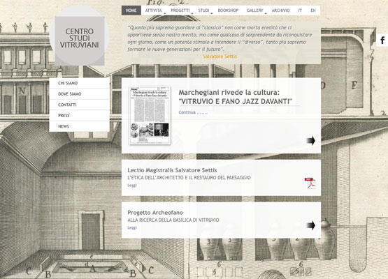 WebSite Centro Studi Vitruviani