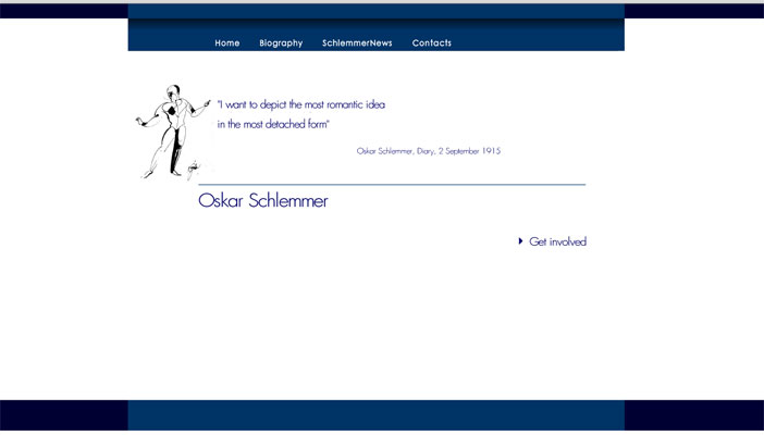 WebSite Oscar Schlemmer
